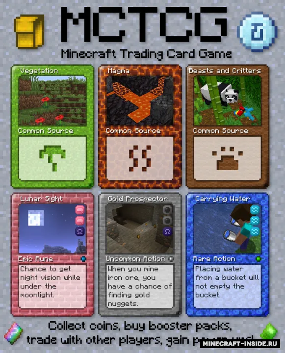 MCTCG — Minecraft mod, rasm 2