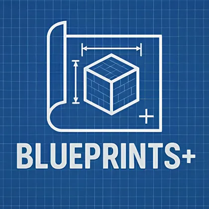 BluePrints+ — Minecraft mod, rasm 1