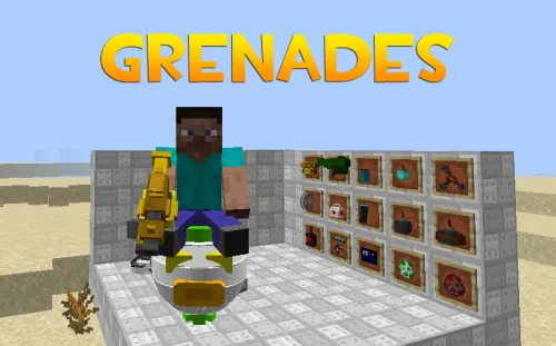 Grenades — Minecraft mod, rasm 1