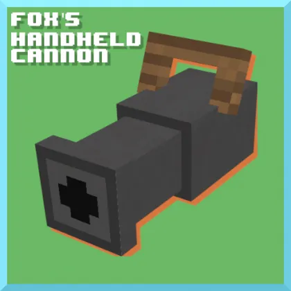 Fox's Handheld Cannon — Minecraft mod, rasm 1