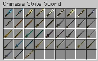 Chinese Style Sword — Minecraft mod, rasm 5