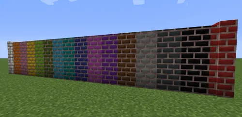 Colored Bricks — Minecraft mod, rasm 1
