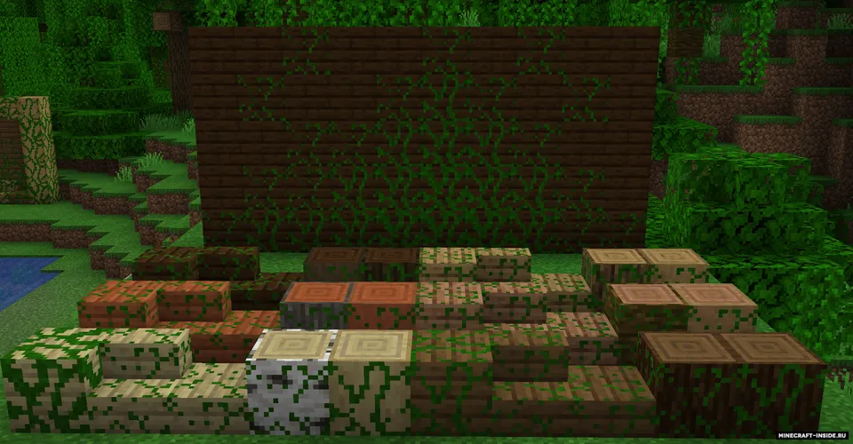 Overgrown Blocks — Minecraft mod, rasm 2