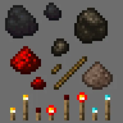 Teeny Coal — Minecraft mod, rasm 1